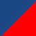 Azul con Rojo