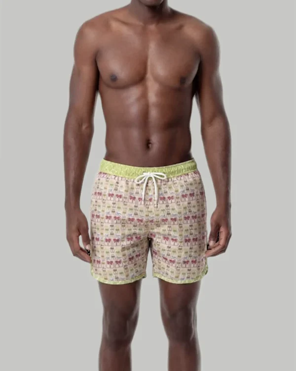 Short de baño Kyob masculino en nylon, diseño ligero y cómodo. Ideal para playa en Colombia, Venezuela e Isla Margarita.