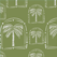 Print palmeras verde